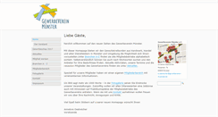 Desktop Screenshot of gewerbeverein-muenster.de